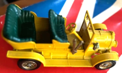 LESNEY MATCHBOX Modelo do Passado Y-16 1904 SPYKER Amarelo -nr/mt - Imagem 1 de 4