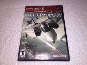 Ace Combat 5: The Unsung War (PlayStation PS2, 2004) Greatest Hits Complete Exc! - Picture 1 of 5