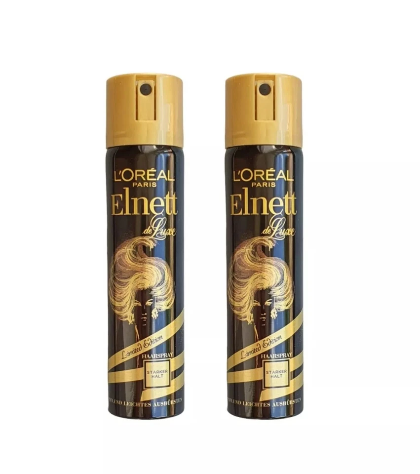 Loreal Paris/Elnett "Deluxe" Limited Edition Haarspray "Reisegröße" 2x75ml - Bild 1 von 1