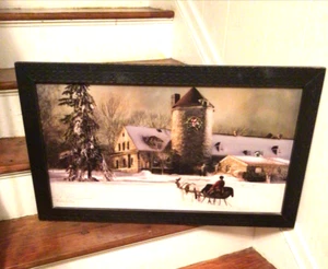 Gerahmter Kunstdruck eines offenen Pferdes von Robin - Lee Vieira Winter Harmony - Bild 1 von 8