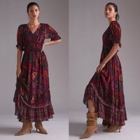 $158 ANTHROPOLOGIE Pilcro Kimberly Maxi 