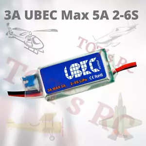 HobbyWing 3A UBEC 5A Max 5-9 V mit RF Rauschunterdrückung RC Ausgang BEC - Bild 1 von 4