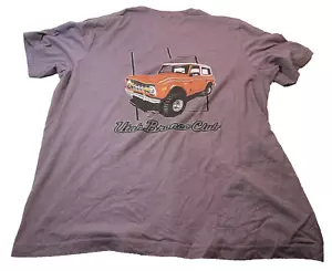 T-shirt donna Utah Bronco Club viola 2XL vintage rossa Bronco's nuova senza etichette - Foto 1 di 7