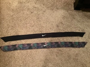 Juego de 2 diademas Nike Head Tie una negra y otra multicolor - Imagen 1 de 2
