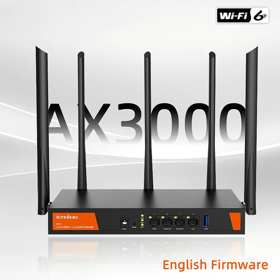 W30E AX3000 Wireless Enterprise Wifi6 Router 5G for Office Internet Hotspot New - Image 1 of 4