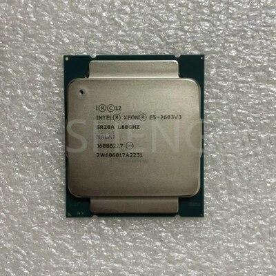 Intel Xeon E5-2603 v3 CPU SIX-Core 1.60GHz SR20A 15MB 85W LGA 2011-3 Processor - Image 1 of 2