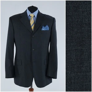 Mens Italian Wool Blazer 46R UK Size STRELLSON Grey Sport Coat Jacket - Picture 1 of 14