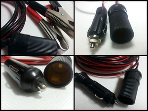 Presa accendisigari auto 12v prolunga dc cavo alimentazione/clip cavo 3-25A - Foto 1 di 12