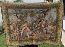 ANTIQUE FRENCH TAPESTRY WALL HANGING 98 X  110 Cm