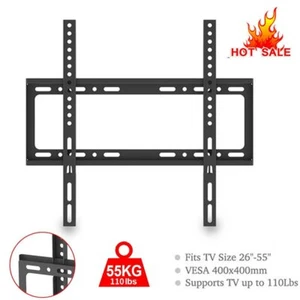 TV Wall Bracket Mount Plasma For SONY Samsung 26 32 37 40 42 46 50 52 55" - Picture 1 of 15