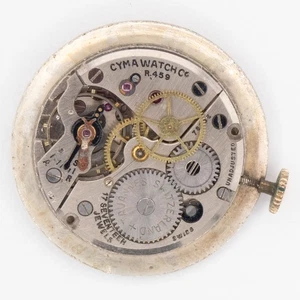 Vintage Cyma Caliber R.459 17-Jewel Wristwatch Movement, Runs - Picture 1 of 4