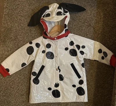 Abrigo de lluvia de colección Puddle Duds dálmata/vaca talla 2T niños años 80 PVC BUEN ESTADO Foto 1 de 4