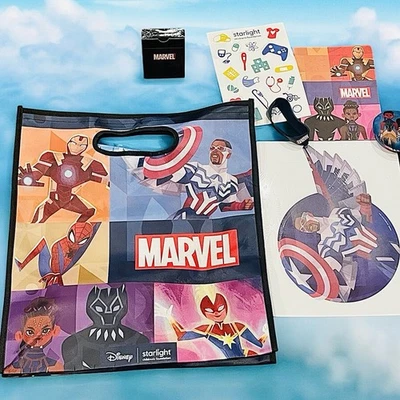 Marvel Halloween Candy Bag, Iron Man, Captain America, Spider-Man, Black Panther - Imagem 1 de 2