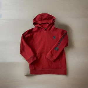 Carhartt 7 Boys Red Hoodie X12 - Picture 1 of 4