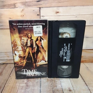 The Time Machine VHS Used Guy Pearce Samantha Mumba Sci-Fi Adventure 2002 - Picture 1 of 4