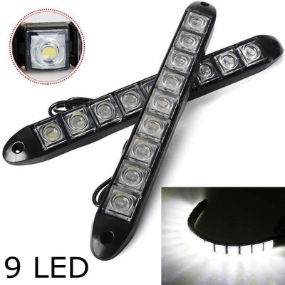 2pcs Car Flexible LED-Light Bar Waterproof Daytime Running Lamp For 12V Vehicles - Image 1 of 4