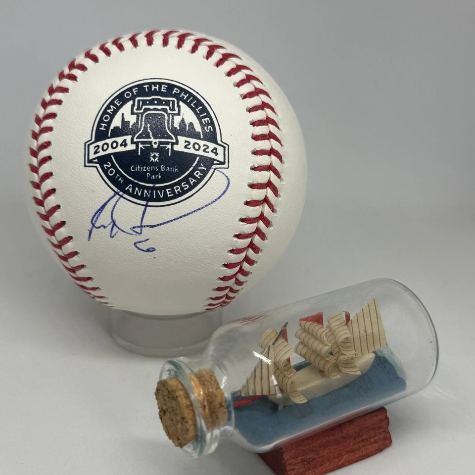 Ryan Howard signed Citizens Bank Park Logo Baseball JSA Phillies Auto A4020 - Image 1 of 1