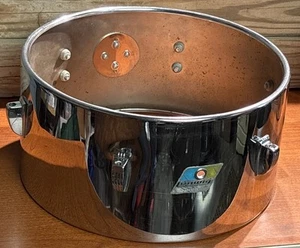 Rare Vintage 1970s Ludwig Timbale 13”Chrome No hoop Or Head Nice Ludwig Drum - Picture 1 of 6