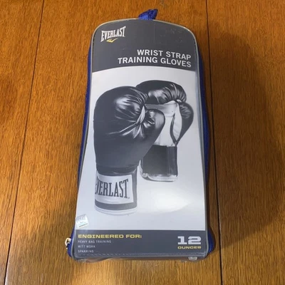 Guantes de Boxeo Everlast Entrenamiento Lucha Boxeador Muñeca Boxeo Lucha Correa 12 OZ Foto 1 de 4