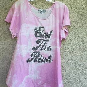 Wildfox eat the rich super cute tee small - Picture 1 of 3