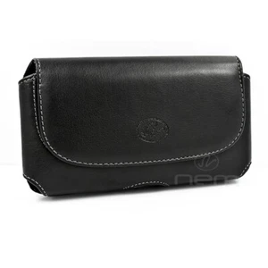 Horizontal Leather Case w/ Belt Loop Clip Pouch Holster 5.74 x 2.91 x 0.39 inch - Picture 1 of 4