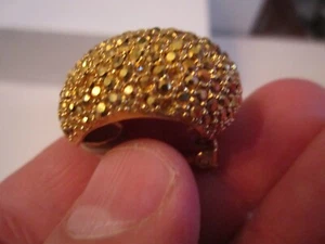 LARGE ST JOHN SINGLE EARRING - GOLD SPARKLE DESIGN - HEAVY - BBA-35 - Picture 1 of 6