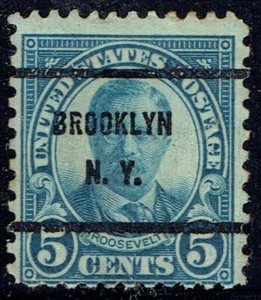 1926 5c ROOSEVELT w/Bureau precancel f/BROOKLYN (637-61). NICE DENOM! - Picture 1 of 1