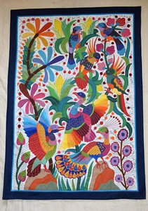 Handarbeit Steppdecke-Patchwork Steppdecke-Wandhängeteppich-Ägyptischer Wandteppich-Wandkunst - Bild 1 von 10
