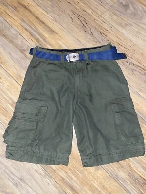 Boy Scouts of America Canvas Cargo Shorts Classic Size 10 With Belt - Image 1 of 4