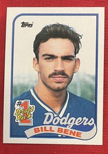 🔥 1989 Topps #84 Bill Bene Rookie Card RC Los Angeles Dodgers Baseball Card MLB