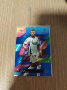2023-24 Topps Finest UEFA Club Competitions - Blue Refractor Vini JR.  /150 - Bild 1 von 2
