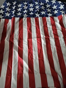 Springs Home Shower Curtain American Flag Stars Stripes Cotton Polyester 69X72 - Picture 1 of 6