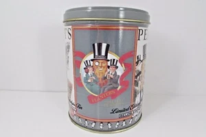 Vintage edizione limitata fioriere arachidi latta 24 oz Mr. Peanut ~ confezione originale - Foto 1 di 10
