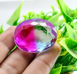 Beautiful Huge Size 110.55 Ct Watermelon Tourmaline Oval Cut Certified Gemstone - Picture 1 of 6