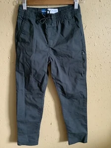 Old Navy Tech Taper Pants Boys size Large 10-12 Black pull on Built in Flex - Picture 1 of 7