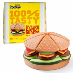 Raindrops Gummy Candy Hamburger 9 Count Gummy Hambuger FREE SHIPPING - Picture 1 of 4