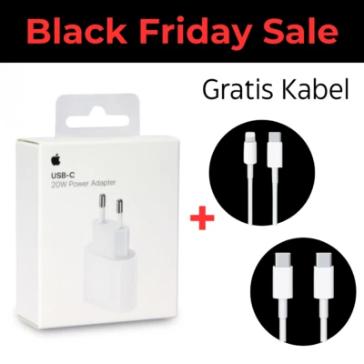 Original Apple 20W USBC Adapter Netzteil Ladegerät für iPhone 12 13 14 15 16 Pro