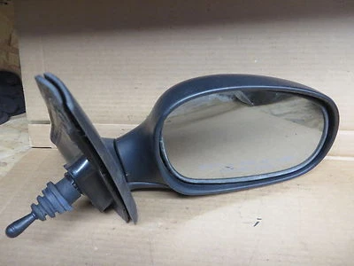 DAEWOO LANOS 98-02 1998-2002 ESPEJO RETROVISOR MANUAL PASAJERO DERECHO NEGRO OEM  Foto 1 de 2