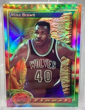 Topps Finest 1993-94 #29 Mike Brown Refractor CSG 8