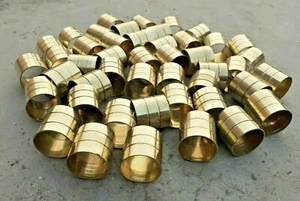 Lote de 100 piezas collar de diseñador mixto de latón macizo para hacer bastones de madera - Imagen 1 de 3