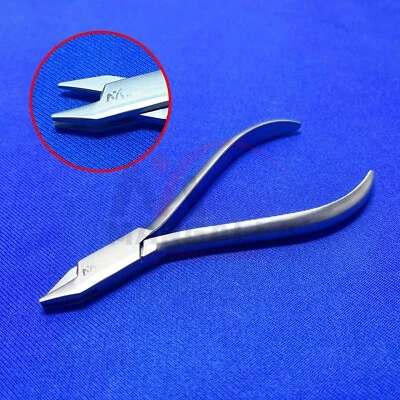 Ортодонтические плоскогубцы Aderer с тремя зубцами плоскогубцы для изгиба зубной проволоки тройной клюв лабораторные - Изображение 1 из 4