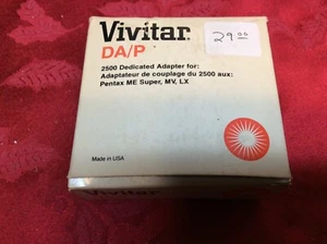 Vivitar DA/P 2500 Dedicated Adapter for ME Super, MV, LX - Picture 1 of 3