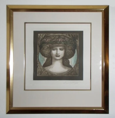 Ernst Fuchs - Flora erwacht II - Farblithographie - sign. - num. E/A - gerahmt - Bild 1 von 4