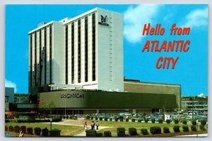 New Jersey Atlantic City Brighton Hotel Casino Vintage Postkarte - Bild 1 von 2