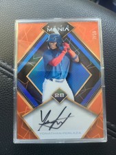YONATHAN PERLAZA #25 /50 AUTO BASEBALL WILD CARD AUTO MANIA 2023