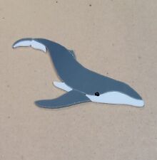 Pre cut Stained Glass Art Kit Humpback Whale Mosaic Inlay Garden Stone