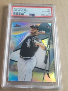 2020 Topps Finest - Dylan Cease #16 Refractor (RC) Rookie - PSA 10 - Picture 1 of 2