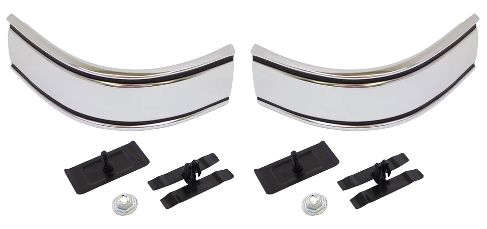 1981 1982 1983 84 CHEVY GMC BLAZER JIMMY LOWER REAR CORNER MOLDINGS 81-90045-PR - Image 1 of 1