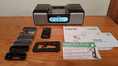 LOOK!! iHOME iH6 DUAL ALARM CLOCK RADIO FOR iPod - EXCELLENT CONDITION!! - Image 1 of 4