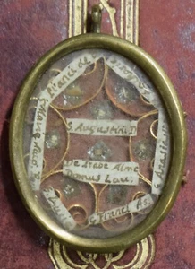 relic reliquary reliquia relicario reliquiario SANTA CASA DI LORETO + 7 SANTI - Imagen 1 de 4